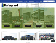 Tablet Screenshot of dalsgaard-as.dk